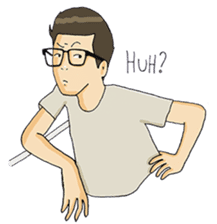 Joe - The Cool Guy In Plain Shirt sticker #8977869