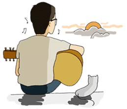 Joe - The Cool Guy In Plain Shirt sticker #8977870