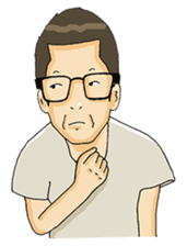 Joe - The Cool Guy In Plain Shirt sticker #8977871