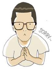 Joe - The Cool Guy In Plain Shirt sticker #8977875