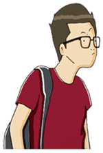 Joe - The Cool Guy In Plain Shirt sticker #8977877