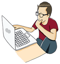 Joe - The Cool Guy In Plain Shirt sticker #8977880