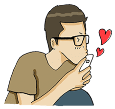 Joe - The Cool Guy In Plain Shirt sticker #8977888