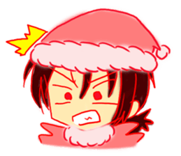 Let's talk with Santa sticker #8978925