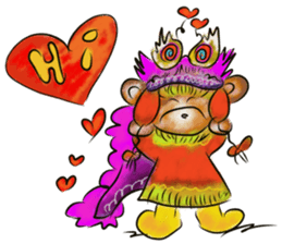 Rossy New Year Bears sticker #8978978