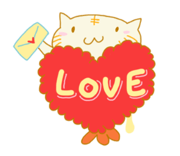 TEMPURA CAT! Kawaii! sticker #8979457