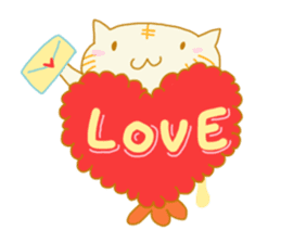 TEMPURA CAT! Kawaii! sticker #8979457