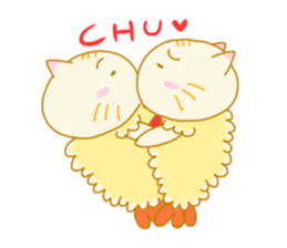 TEMPURA CAT! Kawaii! sticker #8979458