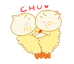 TEMPURA CAT! Kawaii! sticker #8979458