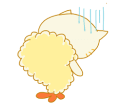 TEMPURA CAT! Kawaii! sticker #8979477