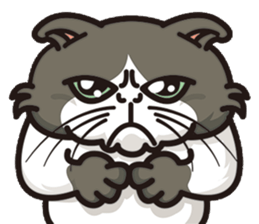 Bad mood cat:but I'm not bad mood! sticker #8979540