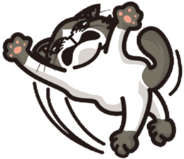 Bad mood cat:but I'm not bad mood! sticker #8979543