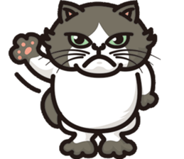 Bad mood cat:but I'm not bad mood! sticker #8979544