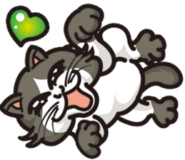 Bad mood cat:but I'm not bad mood! sticker #8979547