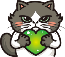 Bad mood cat:but I'm not bad mood! sticker #8979552