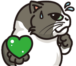 Bad mood cat:but I'm not bad mood! sticker #8979553