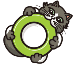 Bad mood cat:but I'm not bad mood! sticker #8979558