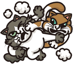 Bad mood cat:but I'm not bad mood! sticker #8979570