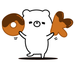 Always loose white bear sticker #8980144