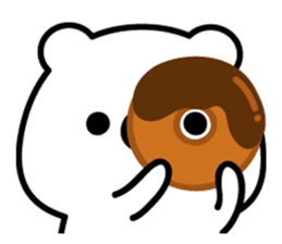 Always loose white bear sticker #8980145