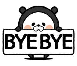 Pretty panda! sticker #8980455