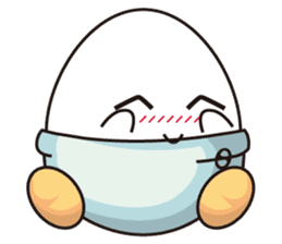 Egg baby sticker #8980461