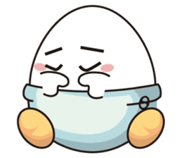 Egg baby sticker #8980463
