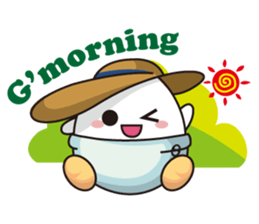 Egg baby sticker #8980470