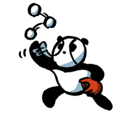 Yakyu Panda 2 by lefthandkemkem sticker #8980860