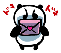 Yakyu Panda 2 by lefthandkemkem sticker #8980890