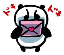 Yakyu Panda 2 by lefthandkemkem sticker #8980890