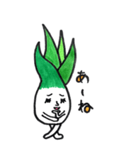 Shimonita green onion little boy sticker #8981417