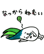 Shimonita green onion little boy sticker #8981429