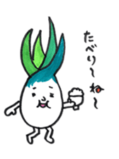 Shimonita green onion little boy sticker #8981444