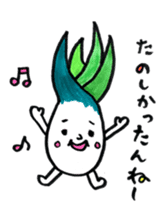 Shimonita green onion little boy sticker #8981445