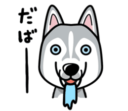iinu - Siberian Husky sticker #8981752