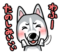 iinu - Siberian Husky sticker #8981753