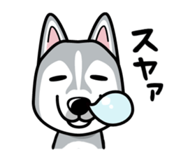 iinu - Siberian Husky sticker #8981763