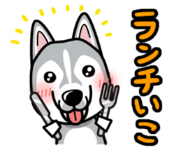 iinu - Siberian Husky sticker #8981766