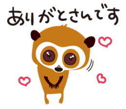 Freely, slow loris sticker #8982418