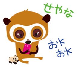 Freely, slow loris sticker #8982421