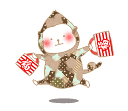 Monkey year 2015 by miisann sticker #8983310