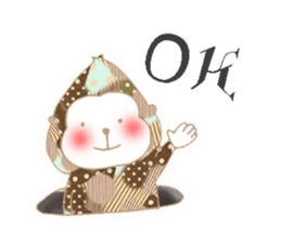 Monkey year 2015 by miisann sticker #8983326