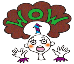 FUNKY AFRO-CHAN sticker #8983663