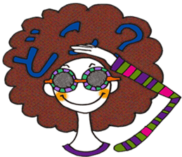 FUNKY AFRO-CHAN sticker #8983666