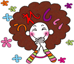 FUNKY AFRO-CHAN sticker #8983671