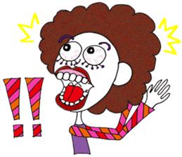 FUNKY AFRO-CHAN sticker #8983692