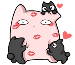 Polar Cat and Coal sticker #8983856