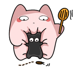 Polar Cat and Coal sticker #8983861