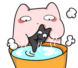 Polar Cat and Coal sticker #8983864